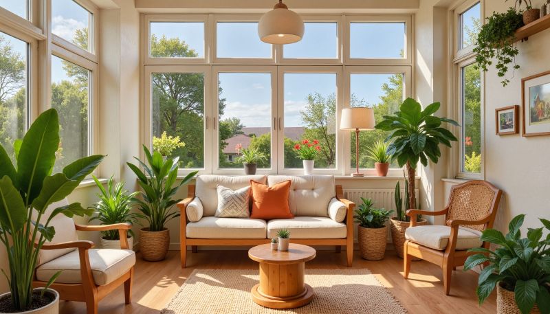 Sunroom in Summer